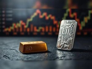 Emas Turun 1%, Minyak Naik dan Dolar Menguat Tekan Bullion