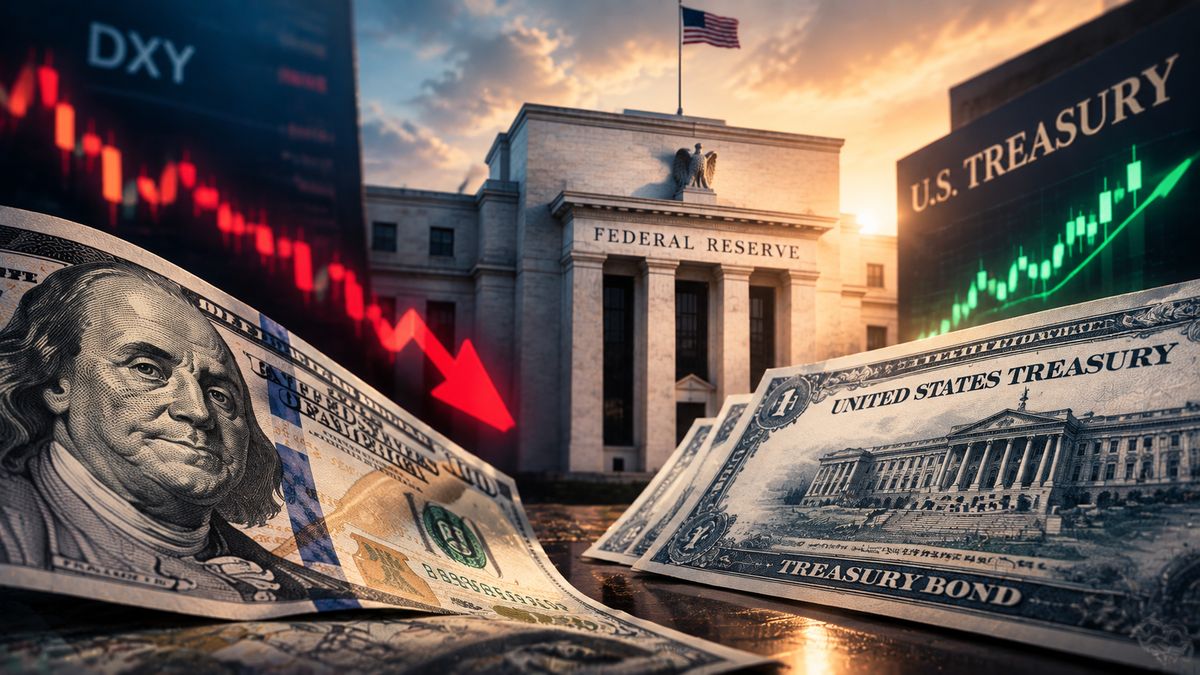 Analisis Dolar Melemah, Peluang Fed Hike Turun dan Treasury Menguat - Data Pasar 2026-08-17