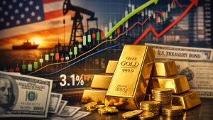 Dolar dan Yield Tumbang, Emas Melesat 4%