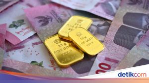 Harga Emas Antam Hari Ini Merosot