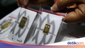 Harga Emas Antam Anjlok Sedalam Ini Selama Sepekan
