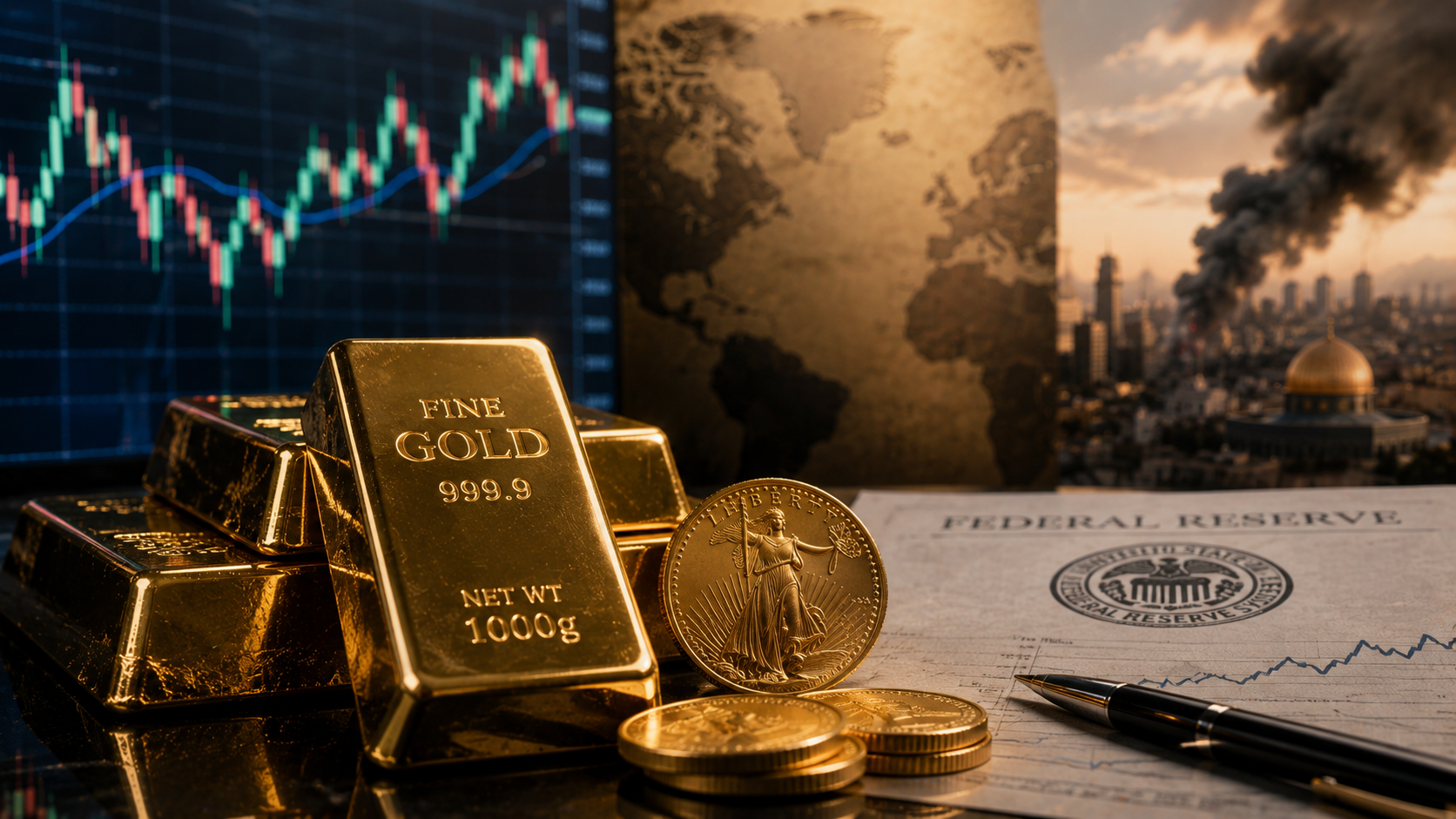 Gold Nears June Highs; US Dollar Remains Under Pressure