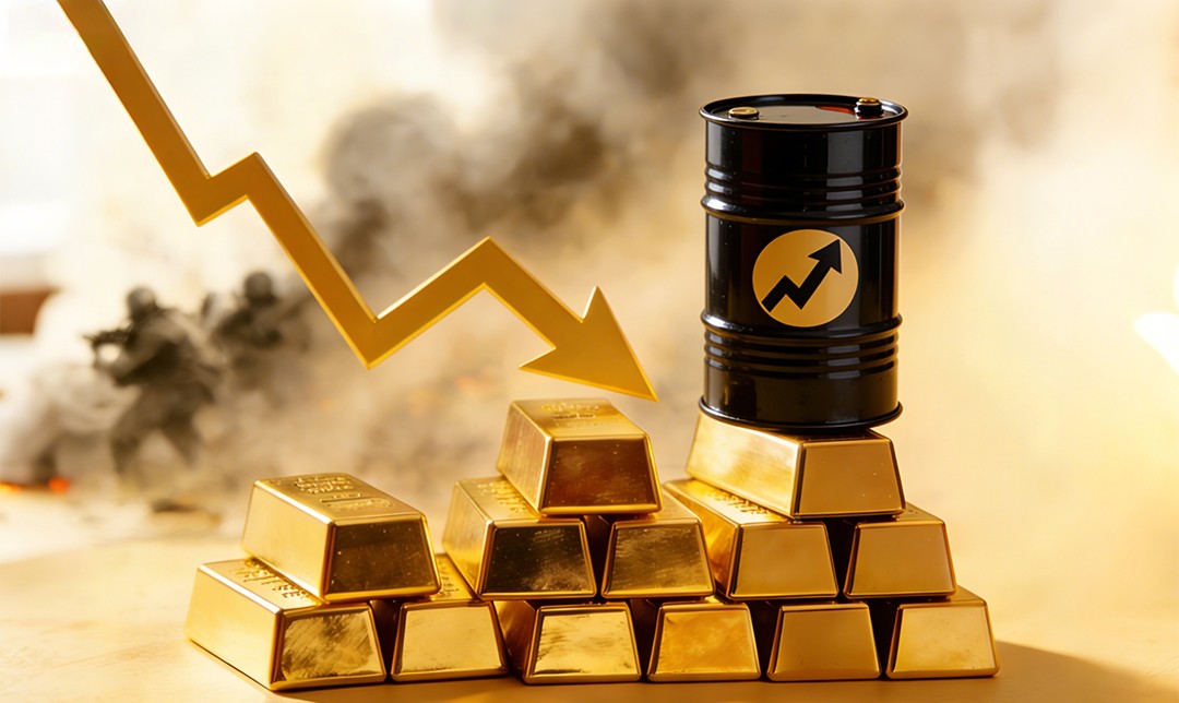 Emas Melemah, Minyak dan Inflasi Dorong The Fed Lebih Hawkish