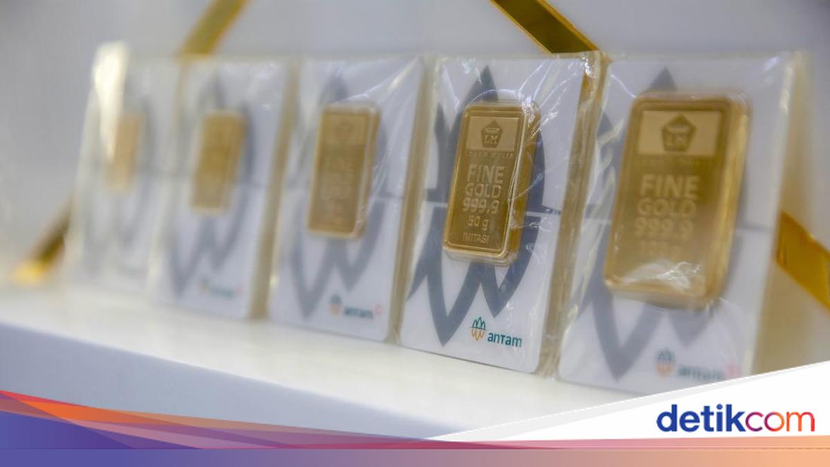 Harga Emas Antam Hari Ini Jatuh hingga Rp 40.000 per Gram!