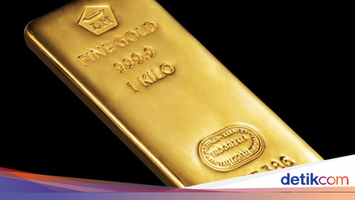Baru Naik Sehari, Harga Emas Antam Sudah Jatuh Lagi
